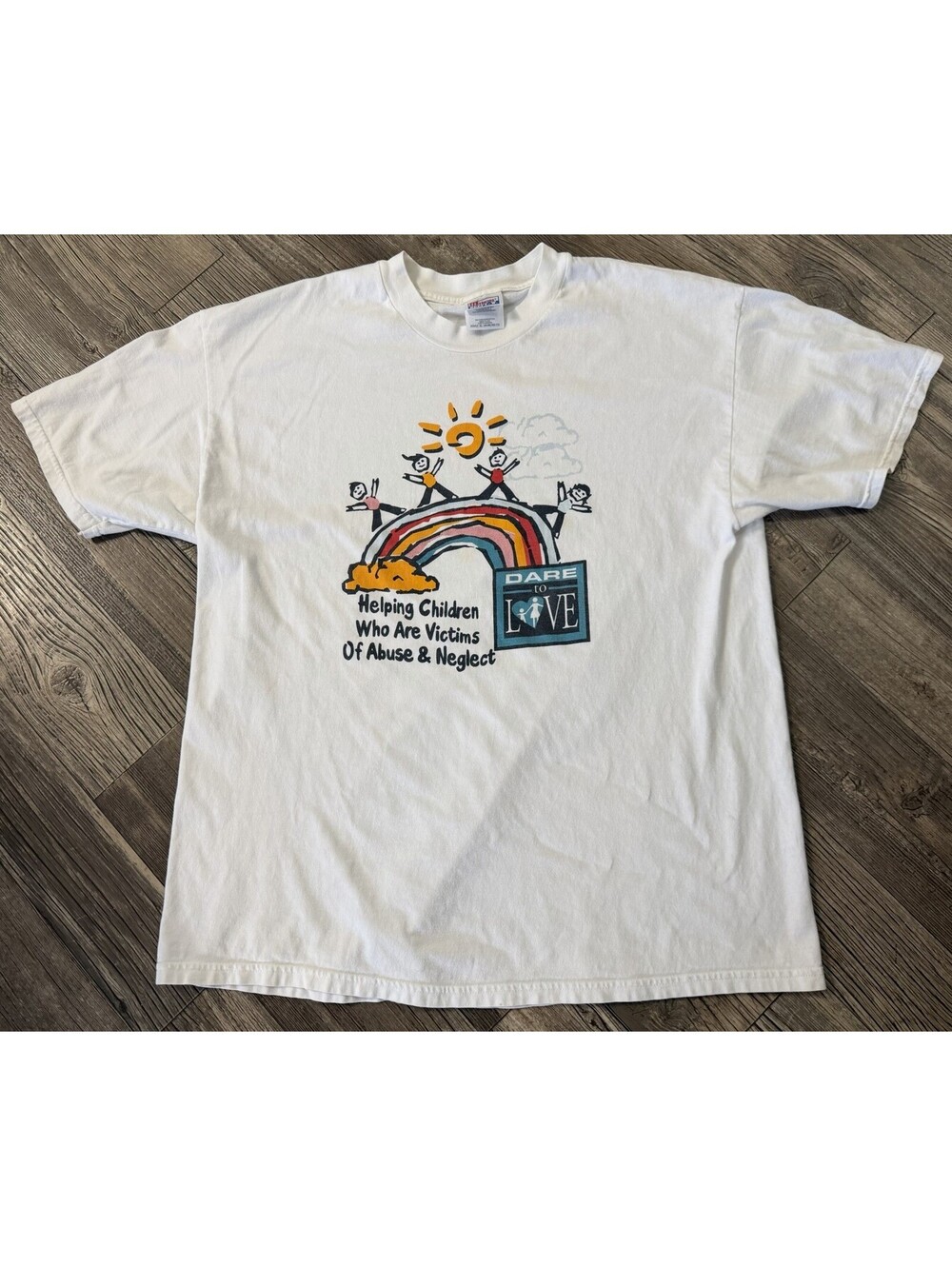 vintage 1990s "Dare to Love" charity promo t-shirt Sz XL